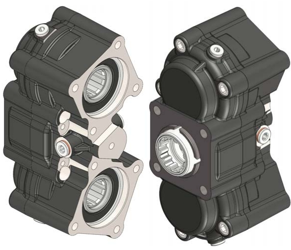 Коробка отбора мощности TWINPOWER D.68 R1.56 380NM ELIC OMFB 01003612173 Пробоотборники материалов