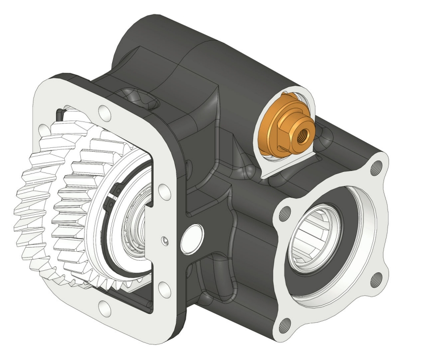 Коробка отбора мощности пневматическая EATON ESO6106A ISO 350NM OMFB 05205100170 Масла индустриальные