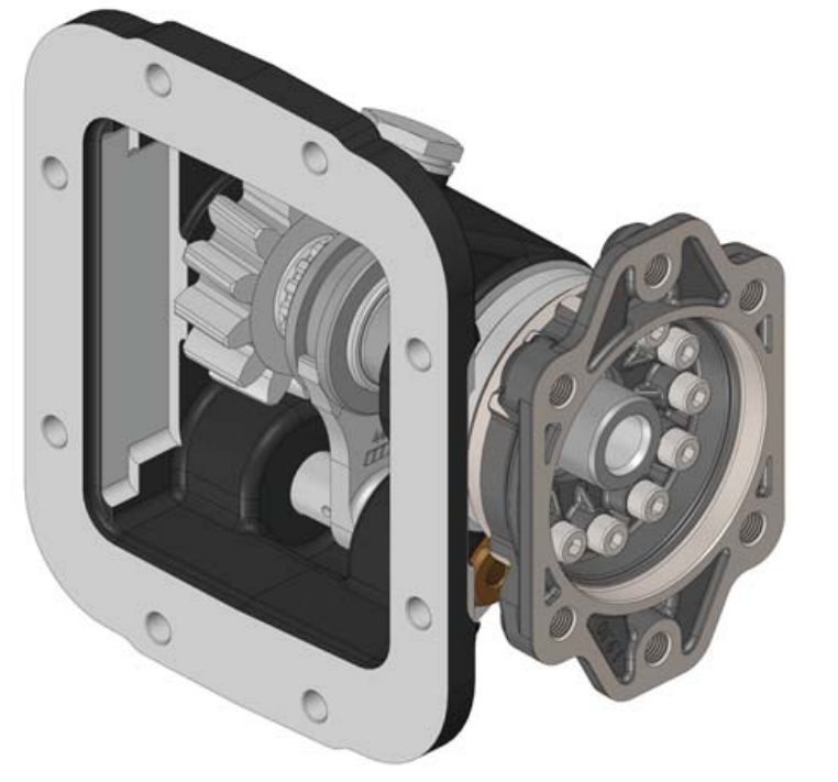 Коробка отбора мощности IPN.MITSUB.M120-S6 SAE-B V052 OMFB 06808200527 Пробоотборники материалов